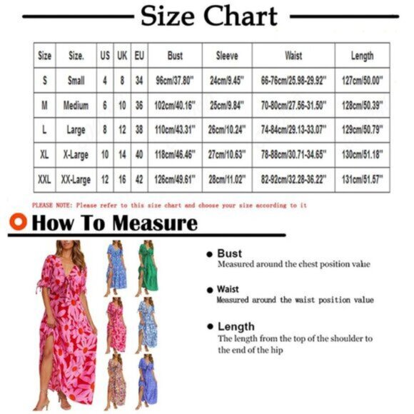 V-neck tie-dress with pleated hem and short sleeves - Picture 2 of 2